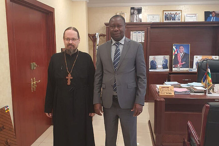 Русская Православная Церковь получила первое государственное свидетельство о регистрации в Африке