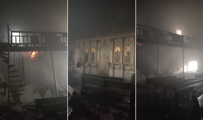 Старейший православный храм Бразилии сильно пострадал от пожара