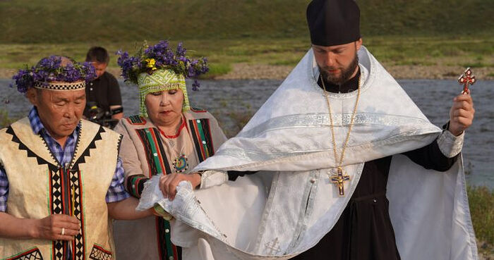 Впервые в новейшей истории Якутской епархии совершены богослужения в эвенском оленеводческом стане