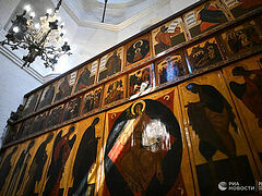 Icons restored in Red Square’s iconic St. Basil’s Cathedral