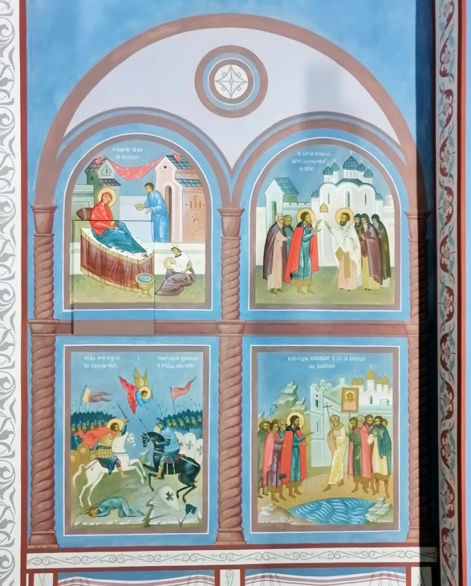 Σκηνές από τη ζωή του Αγίου Αλεξάνδρου Νιέφσκι