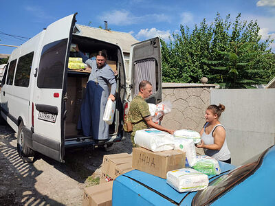 Состоялась поездка «Специального гуманитарного центра Крымской митрополии» в город Донецк