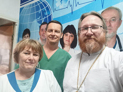 Преподаватели кафедры библеистики МДА посетили Луганскую народную Республику с гуманитарной миссией