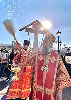 На Соловках и в Карелии освящены новые места памяти Соловецких святых