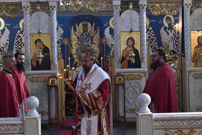 Bp. Gerasim of Upper Karlovac celebrated the feast of the Child-Martyrs of Jastrebarsko on July 13. Photo: eparhija-gornjokarlovacak.hr