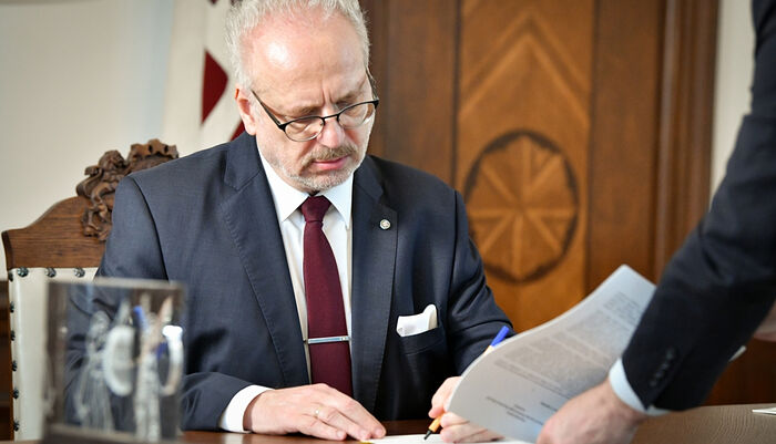 President Egils Levits. Photo: president.lv