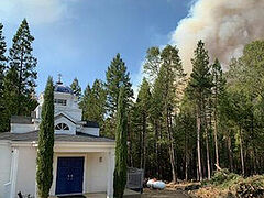 St. John’s Monastery in northern California unscathed in wildfire