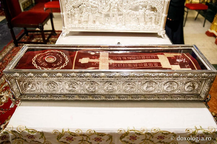 St. George’s relics in Văratec Monastery