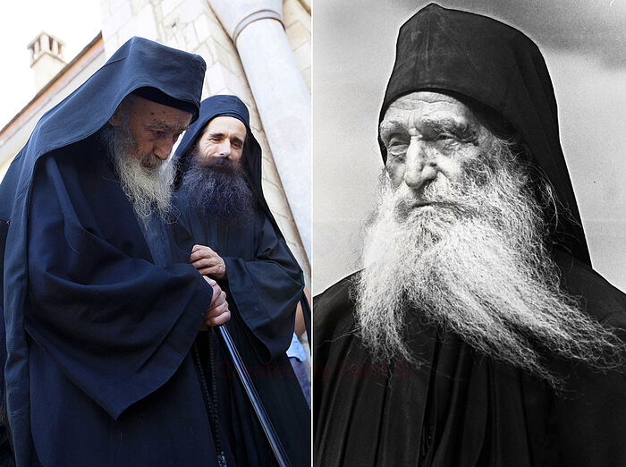 Elder Petroniu (left), Elder Ignatie (right). Photo: pravoslavie.ru
