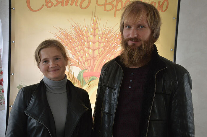 Priest Andrei and Katerina Degterenko, initiators of the project and heads of the Orthodox school