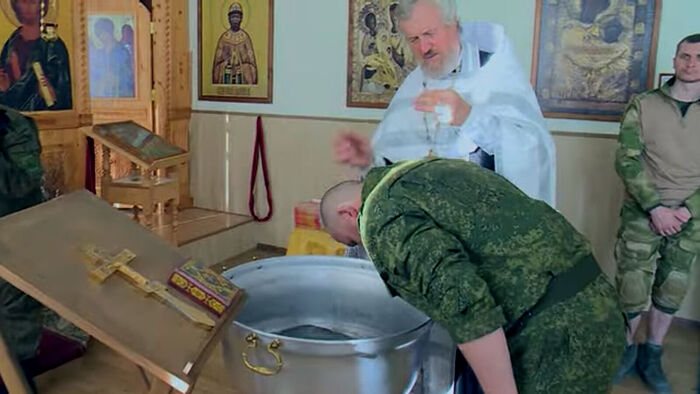 Screenshot from Novosibirsk Diocese YouTube
