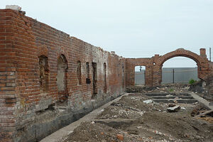 Развалины Дома купца Каменева, ныне полностью восстановленного