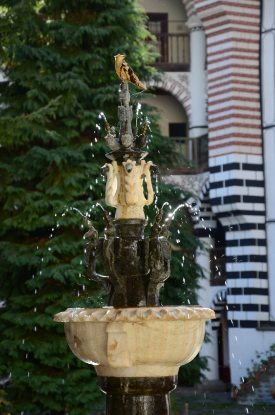 Fountain in the gallery of the Church of the Nativity of the Most Holy Theotokos