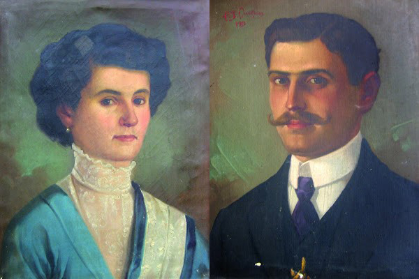 Николай и Аспазия Янолиде, родители Иоанна