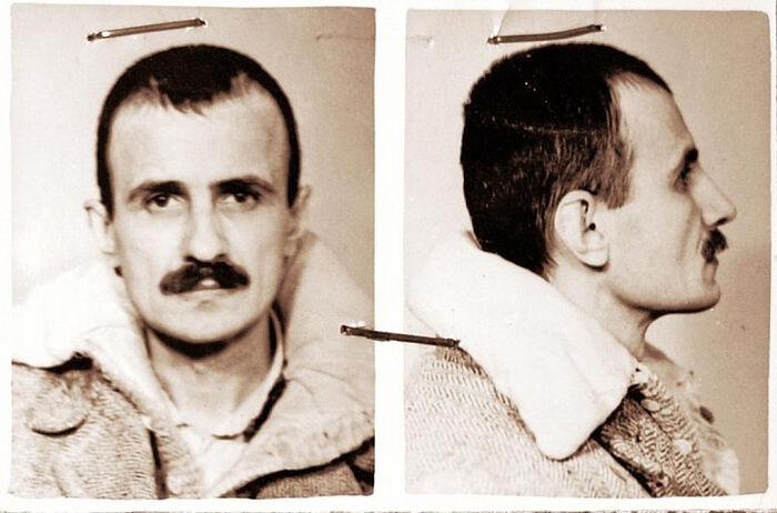 ​Ioan Ianolide. Photo attached to the interrogation protocol, 1958