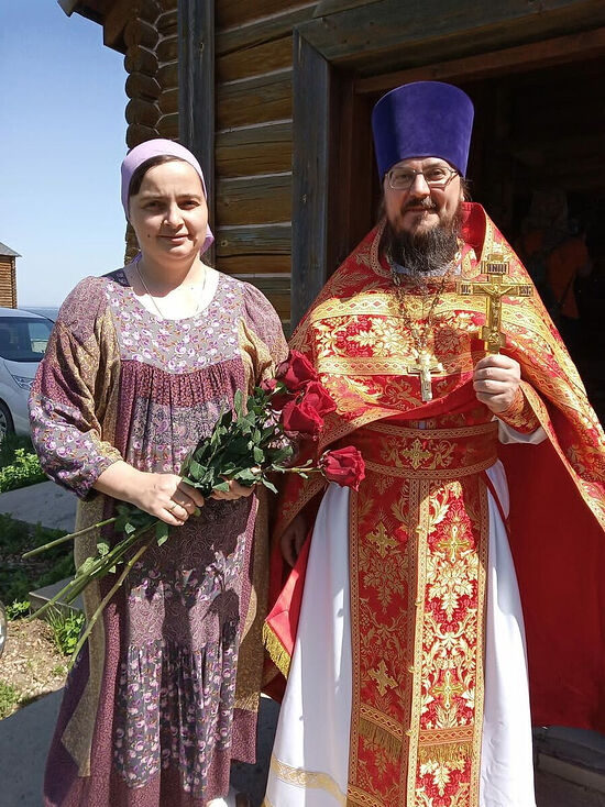 Отец Виталий и его супруга Наталья