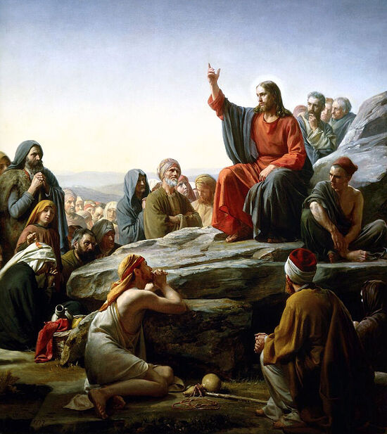 Sermon on the Mount by Carl Bloch (1877). Photo: Wikipedia