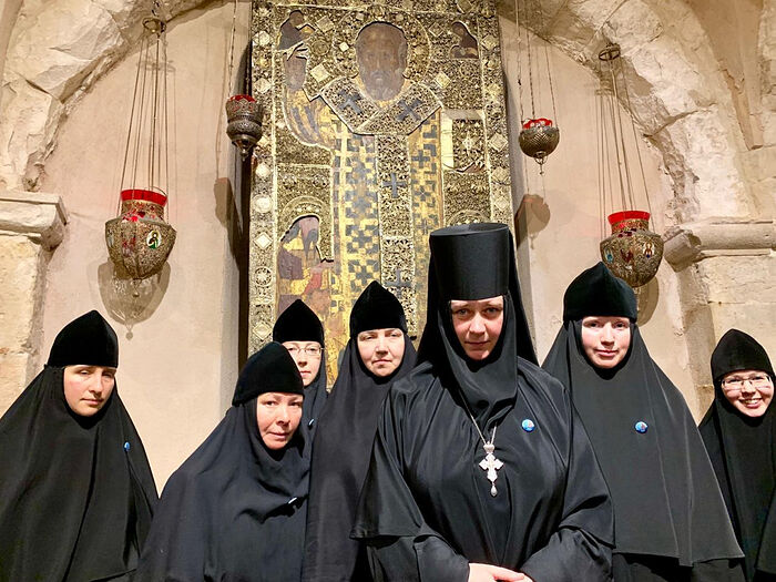 Abbess Sophia with her sisters
