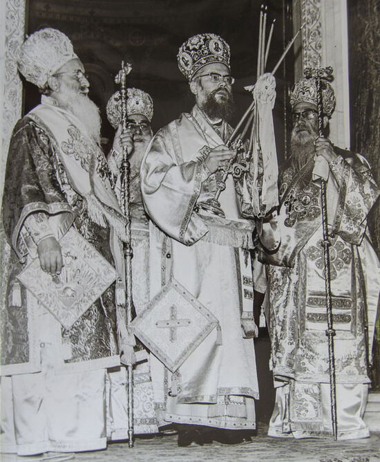 The future Archbishop of Albania at his episcopal consecration in 1972. Photo: orthodoxalbania.org