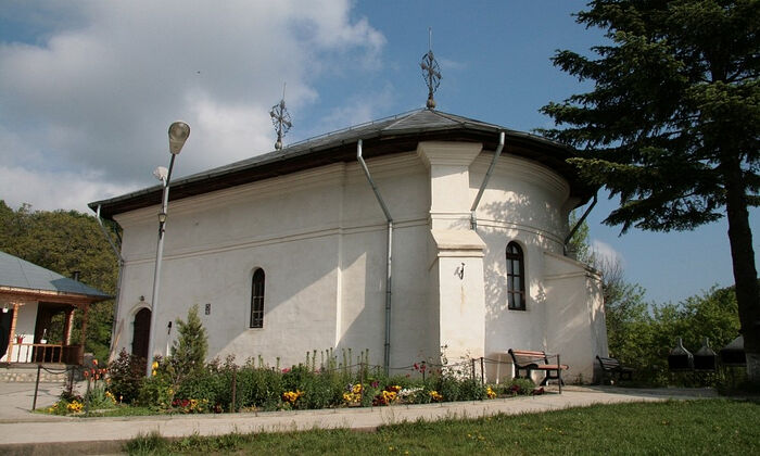 The Church of the Lifegiving Spring at Dălhăuți Monastery where St. Basil served