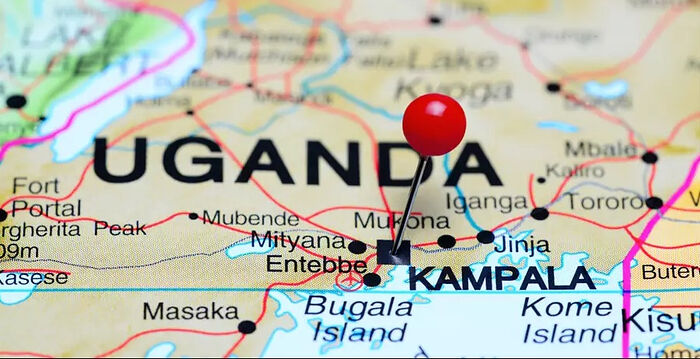 Фото: Уганда на карте