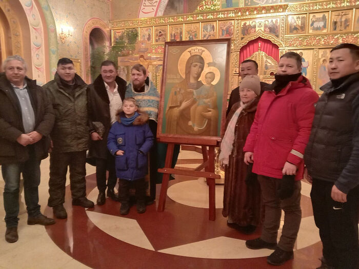 The icon’s send-off in Moscow