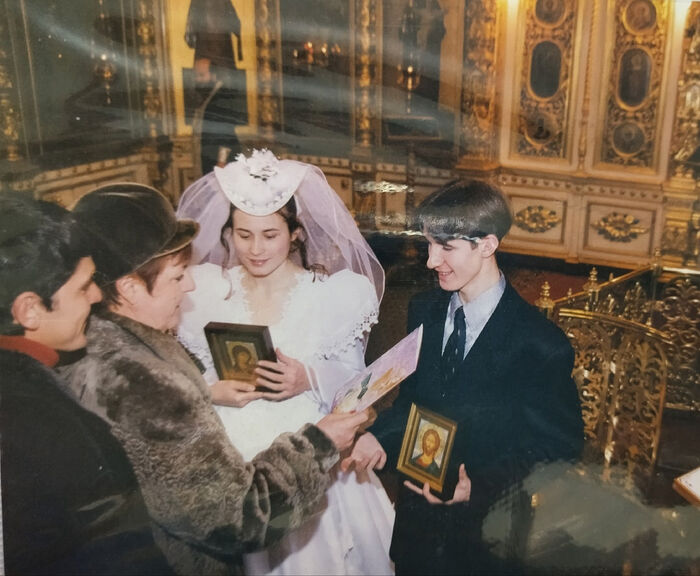 Венчание Виктора Гавриша и его супруги Анны