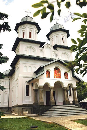 The new church of Slănic Monastery
