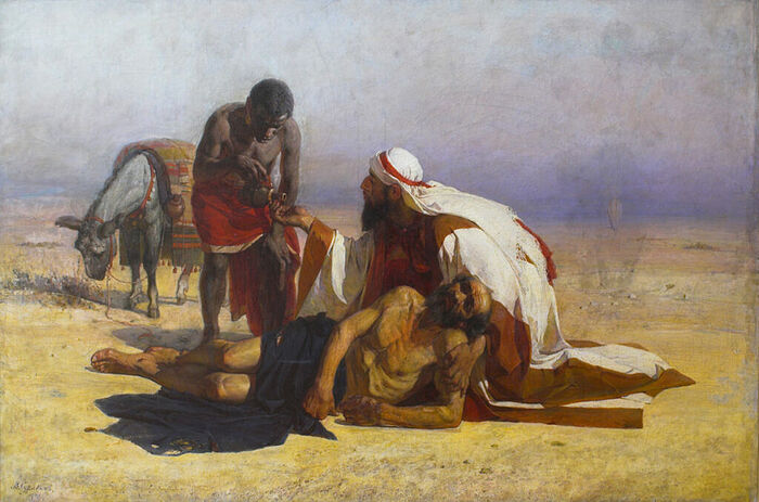 The Good Samaritan, Ivan Surikov, 1874
