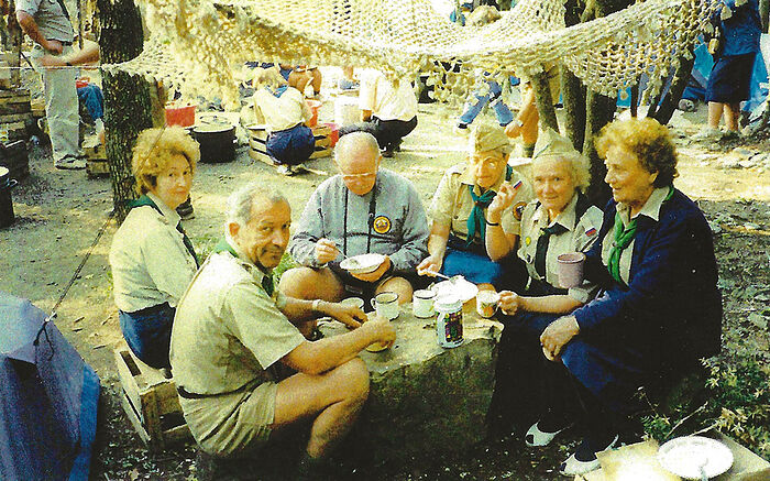Scouts jamboree. Anapa. 1994.