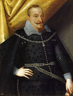 Якоб Трошель. Портрет короля Польши Сигизмунда III Вазы, 1610-е годы. Королевский замок в Варшаве