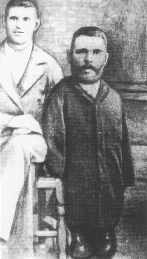 Ο Γρηγόριος Ζουραβλιόβ με τον αδελφό του Αθανάσιο. Φωτογραφία τέλους 19ου αιώνα