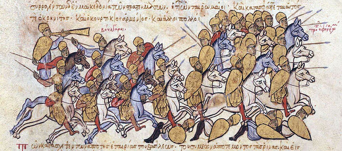 Армия Симеона побеждает византийцев, во главе с Кринитом
