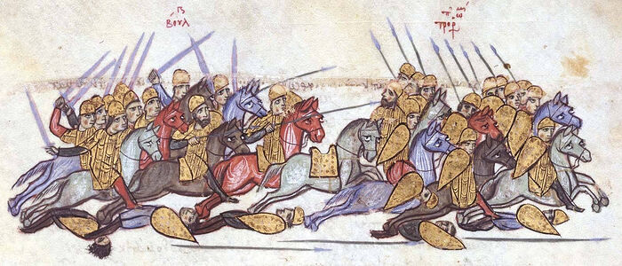 Сражение и победа царя Симеона у Анхиало (Ахелоя) в 917 году