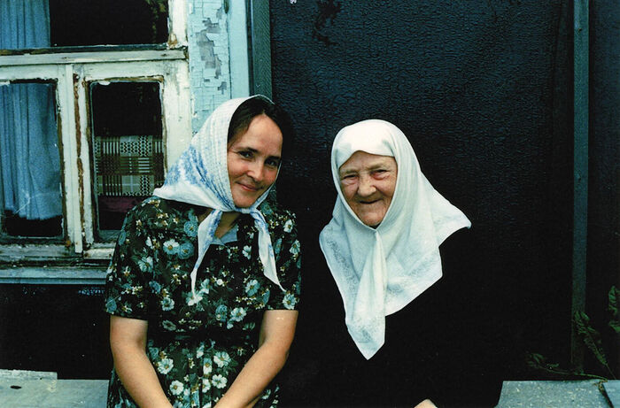Антонина Николаевна Рябова со схимонахиней Маргаритой (Лахтионовой)
