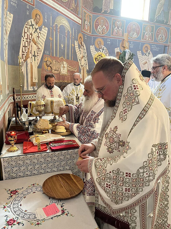 At the Liturgy in Michalovce. Photo: Facebook