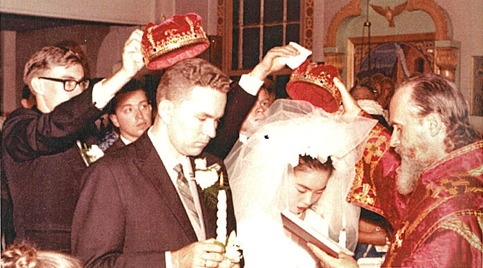 Венчание Анатолия и Эмико. Троицкий храм в Торонто, Канада, 1964 г.