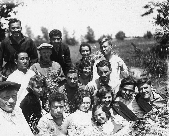 Экскурсия на Боз-Су. Стройфак САИИ, 21.05.1935 г.