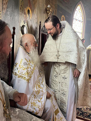 Abbot Peter (left), Elder Zacharias (center), Abbot Sergius (right). Photo: Facebook
