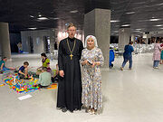 Представители Белгородской епархии навестили беженцев из Шебекино в ПВР Белгорода