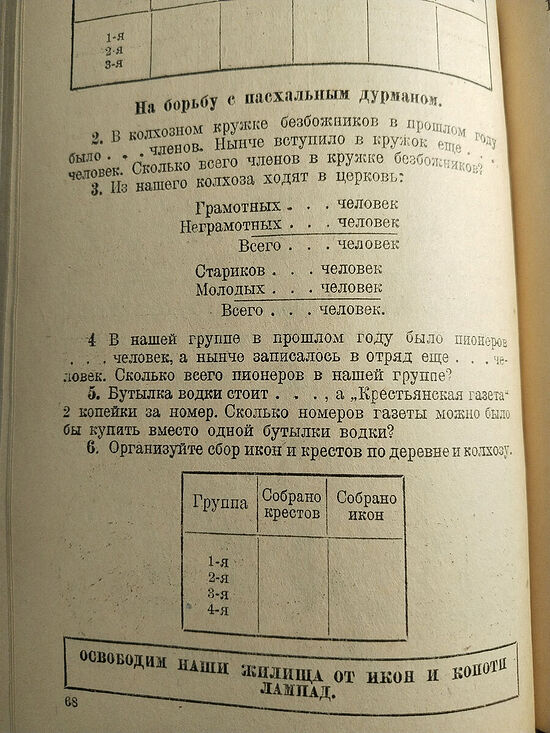Учебник Белякова, 1931 г., для сельских школ