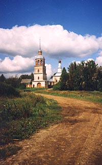 Колоцкий монастырь. Вид с дороги.