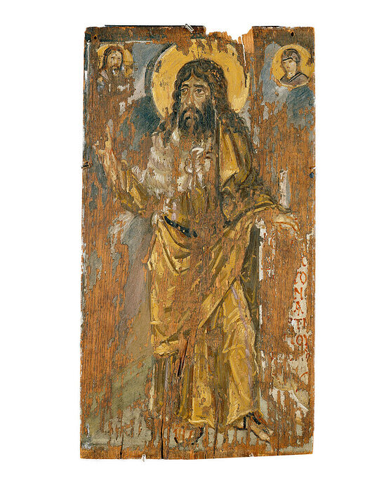 St. John the Baptist, 6th century, Mt. Sinai. Photo: louvre.fr