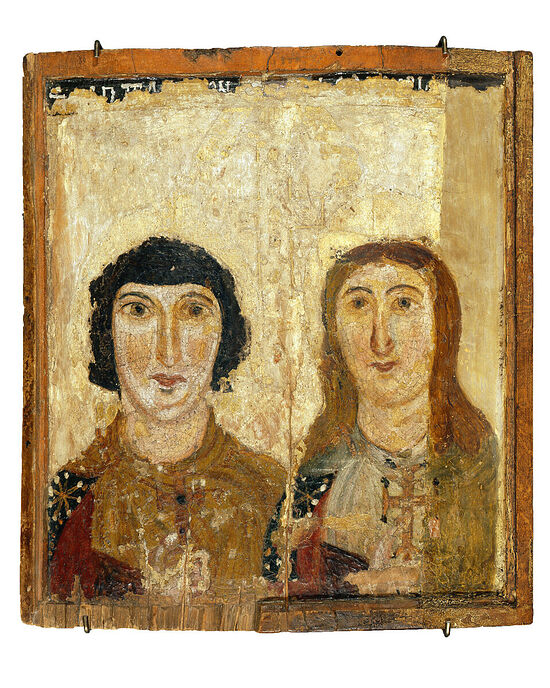 Sts. Plato and Glyceria, 6th–7th century, Mt. Sinai. Photo: louvre.fr