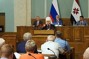 Митрополит Саранский Зиновий выступил на заседании регионального парламента, посвященном запрету пропаганды абортов