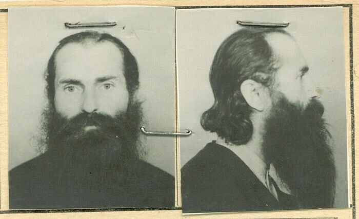 The arrested Hieromonk Arsenie (Papacioc), 1958