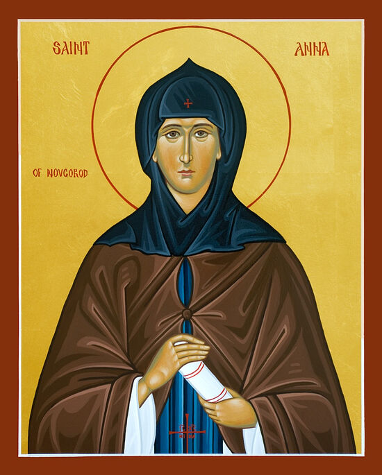 The right-believing princess, St. Anna (Ingegerd) of Novgorod