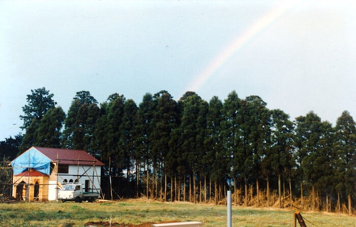 1989 г. Строительство храма Покрова Пресвятой Богородицы