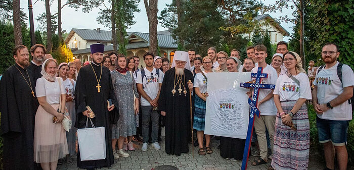 His Beatitude Metropolitan Sawa with Suprasl 2023 participants