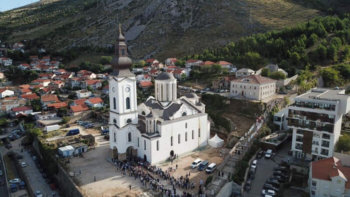 Сербы отметили 150-летие соборного храма Св.Троицы в Мостаре